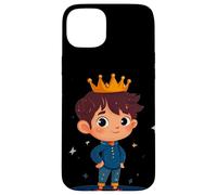 Entra nella regalità con questo nobile principe con la corona Custodia per iPhone 15 Plus