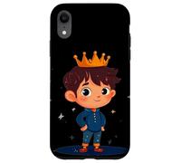 Entra nella regalità con questo nobile principe con la corona Custodia per iPhone XR