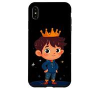 Entra nella regalità con questo nobile principe con la corona Custodia per iPhone XS Max