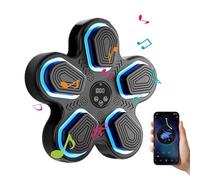 Entraîneur Boxe Interactif - Appareil Musical Fixation Murale Sans Fil, Poinçonnage pour Exercices Physiques, Développement Réflexes Main-Oeil, Coordination Rapide, Activité Sportive Maison Gym,