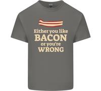Entrambi You Like Bacon O Il Sbagliato Divertente T-Shirt Ragazzi Ragazze