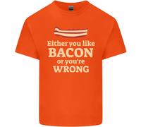 Entrambi You Like Bacon O Il Sbagliato Divertente T-Shirt Ragazzi Ragazze