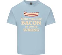 Entrambi You Like Bacon O Il Sbagliato Divertente T-Shirt Ragazzi Ragazze