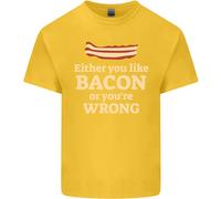Entrambi You Like Bacon O Il Sbagliato Divertente T-Shirt Ragazzi Ragazze