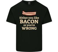 Entrambi You Like Bacon O Il Sbagliato Divertente T-Shirt Ragazzi Ragazze