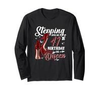 Entrando nel mio 41 ° compleanno come una ragazza con i tacchi alti regina Maglia a Manica