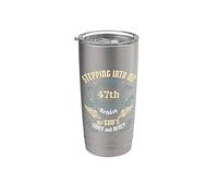 Entrando nel mio 47° compleanno Religioso Bday Party Theme Bicchiere termico in acciaio inox doppia parete