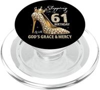 Entrando nel mio 61° compleanno con la grazia di Dio & Misericordia PopSockets PopGrip per MagSafe