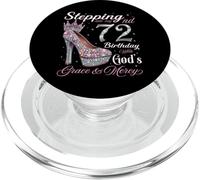 Entrando nel mio 72° compleanno con la grazia di Dio & Misericordia PopSockets PopGrip per MagSafe