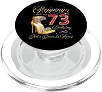 Entrando nel mio 73° compleanno con la grazia di Dio & Misericordia PopSockets PopGrip per MagSafe