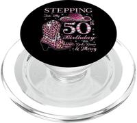 Entrando nel mio cinquantesimo compleanno con la grazia e la misericordia di Dio PopSockets PopGrip per MagSafe