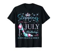 Entrando nel mio compleanno di luglio con la grazia e la misericordia di Dio Maglietta