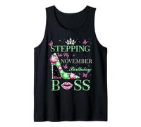 Entrando nel Mio Compleanno di Novembre Come Un Capo Canotta