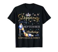 Entrando nel Mio Compleanno di Settembre con la Grazia di Dio Maglietta
