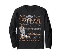 Entrando nel Mio Compleanno di Settembre con la Grazia e la Misericordia di Dio Maglia a Manica