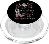 Entrando nel mio compleanno di settembre con la grazia e la misericordia di Dio PopSockets PopGrip per MagSafe