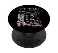 Entrando nel mio dodicesimo compleanno con i miei stivali a terra PopSockets PopGrip Adesivo