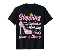 Entrando nel Settembre Compleanno Donna Tacchi Alti Christian Maglietta