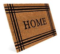 Entrando Zerbino in cocco 40 x 60 cm - 20 motivi eleganti - per esterni, robusto, antiscivolo, ideale per la porta di casa coperta (casa con strisce)