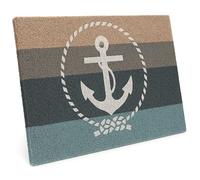 Entrando Zerbino in cocco 40 x 60 cm - 20 motivi eleganti - per esterni, robusto, antiscivolo, ideale per porta di casa coperta (ancora)