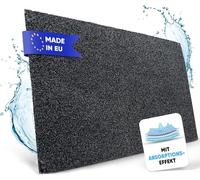 Entrando Zerbino per interni ed esterni, lavabile, assorbente, antiscivolo, ideale per corridoio, cucina, bagno, 100 x 120 cm, antracite