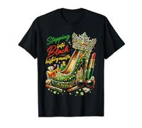 Entrare nella Storia Nera Mese Tacchi Alti Ragazze Donne Maglietta