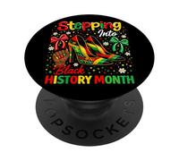 Entrare nella storia nera Mese Tacchi alti Ragazze Donne PopSockets PopGrip Adesivo