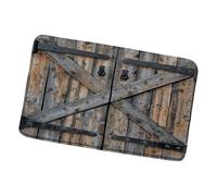 Entrata Zerbino Rustic Barn Wooden Board Plank Retro Western Country Style, Lavabile Tappetino Da Bagno Resistente Tappeto Da Bagno 40X60Cm Per Casa Ingresso Camera