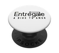 Entrégale a Dios tu amor PopSockets PopGrip Adesivo