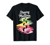 Entreping Into Memories Footprints Beach Design Maglietta