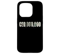 Entrepreneur Businessman - Funny CEO,000,000 Millionaire CEO Custodia per iPhone 15 Pro