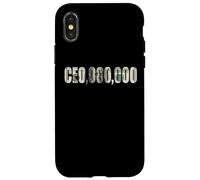 Entrepreneur Businessman - Funny CEO,000,000 Millionaire CEO Custodia per iPhone X/XS