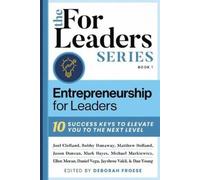 Entrepreneurship for Leaders (Copertina rigida) For Leaders