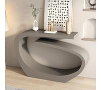 Entryway Table, Console Table, Sofa Table, Console Tables for Entryway, Modern Decorative, for Home, Living Room, Bedroom, Entertainment Room, Office(Gray,100x30x85cm)