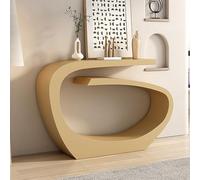 Entryway Table, Console Table, Sofa Table, Console Tables for Entryway, Modern Decorative, for Home, Living Room, Bedroom, Entertainment Room, Office(Gold,130x30x85cm)