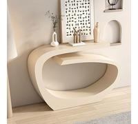 Entryway Table, Console Table, Sofa Table, Console Tables for Entryway, Modern Decorative, for Home, Living Room, Bedroom, Entertainment Room, Office(Milk White,120x30x85cm)
