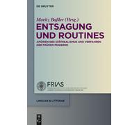 Entsagung und Routines (Copertina rigida) Linguae & Litterae