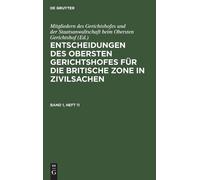 Entscheidungen Des Obersten Gerichtshofes Für Die Britische Z (Copertina rigida)