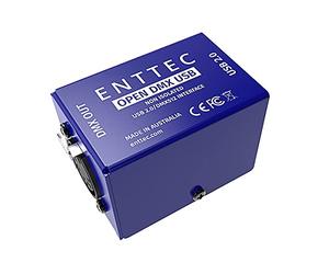 Enttec - Open DMX USB Dongle, interfaccia USB a DMX, 512 ch, 1 universo