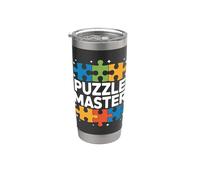 Entusiasti del puzzle Master Jigsaw Bicchiere termico in acciaio inox doppia parete