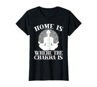 Entusiasti Di Pilates Home Is Where The Chakra Is Pilates Maglietta