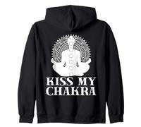 Entusiasti di Pilates Kiss My Chakra Pilates Felpa con Cappuccio