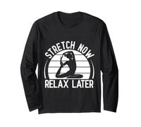Entusiasti di Pilates Stretch Now Relax Later Pilates Maglia a Manica