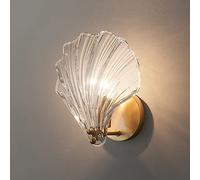 entyze Creatività Moderna Luci da Parete Interno, Luce Di Applique a Forma Di Conchiglia, Illuminazia Parete con Applique a Forma Di Conchiglia, Lampada da Parete E14, Sconde Murale Di Creatività Mode