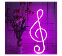 ENUOLI Nota musicale NOTA NEON SEGNI MUSICA NOTA A forma di LED Light Segno USB/Batteria Appeso Luce notturna per camera da letto decorazione della parete Musica Nota NOTA LUCI AL NEON LUCI DI ILLU