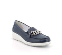 ENVAL SOFT 1252011 Mocassino Donna con Zeppa Blu 38