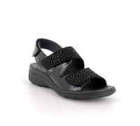 ENVAL SOFT 1280800 Sandalo Donna con Zeppa Nero 40