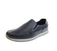 ENVAL SOFT 3238000 Scarpe Mocassini Slip on Boat Pelle Blu