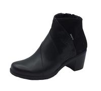 ENVAL SOFT 6754911 Nappa Nero Tronchetti per Donna in Pelle e Nabuk con Lampo e Tacco Medio (Taglia 35)