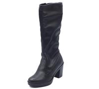 ENVAL SOFT 6759900 Nappa Nero Stivali per Donna in Pelle con Lampo e Tacco Alto (Taglia 37)